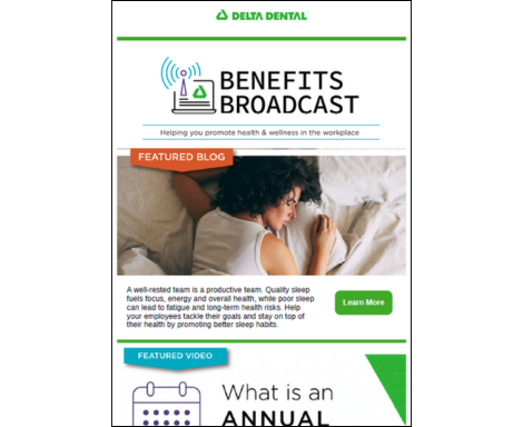 Benefits Broadcast Newsletter